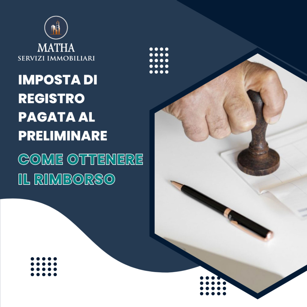 Rimborso dell'imposta di registro